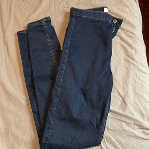 Topshop Blue Joni Jeans